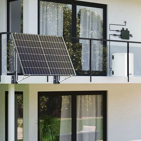Solar power plant on the balcony: offsetting the rise in electricity prices and saving on bills.