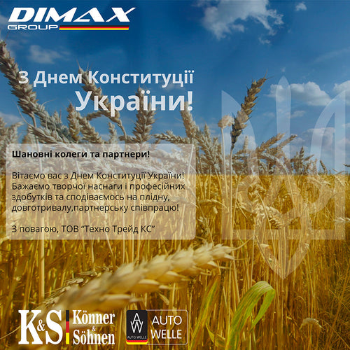 Вітаємо вас з Днем Конституції України!