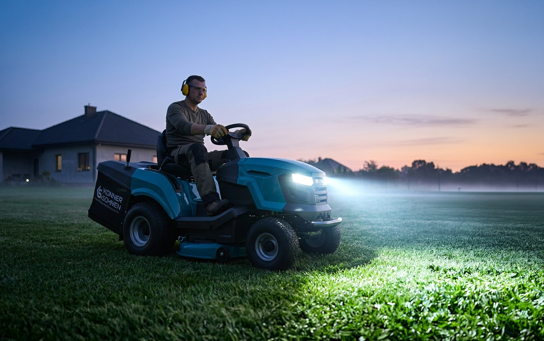 New from Könner & Söhnen — lawn tractor KS 98TMG-H