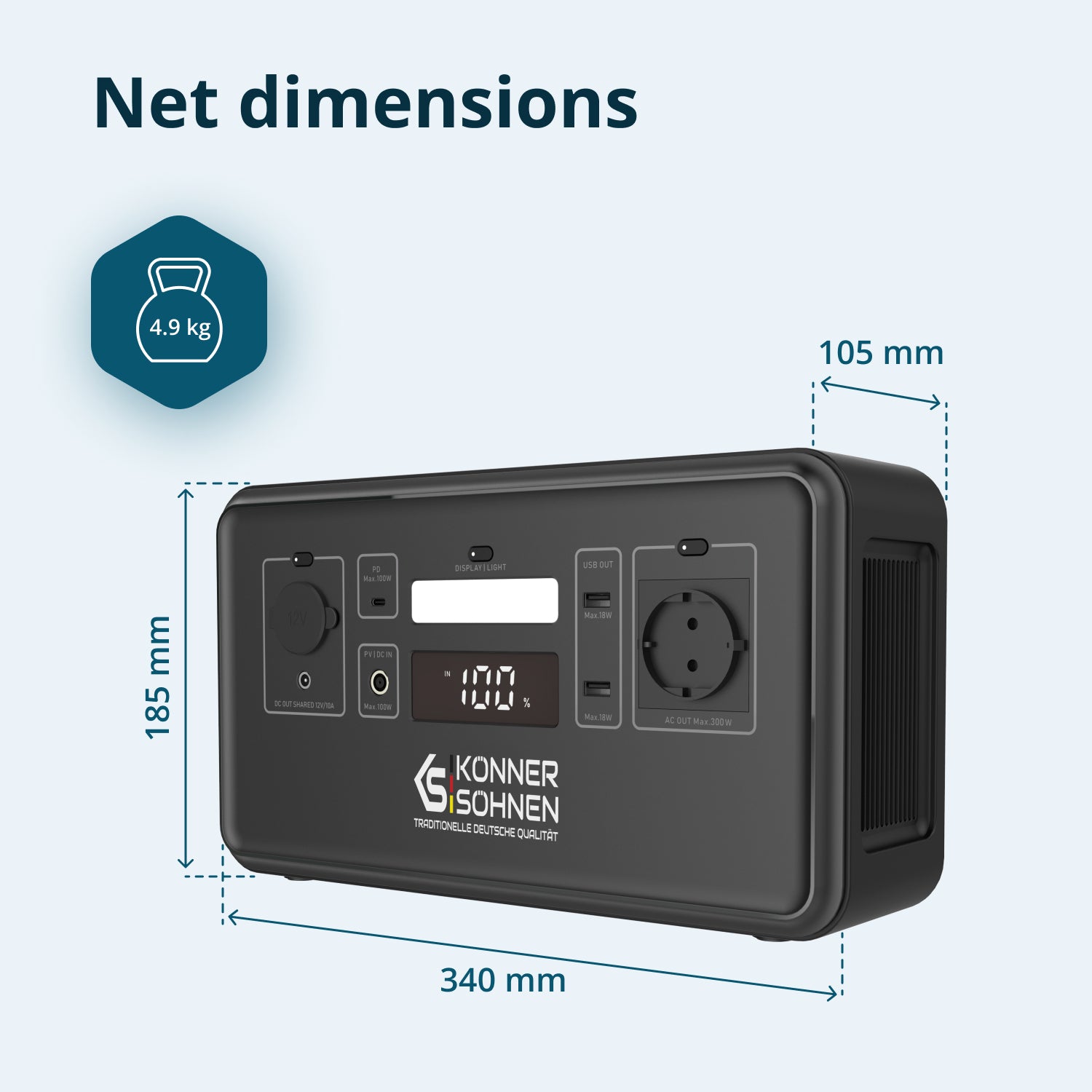 Portable power station KS 500PS