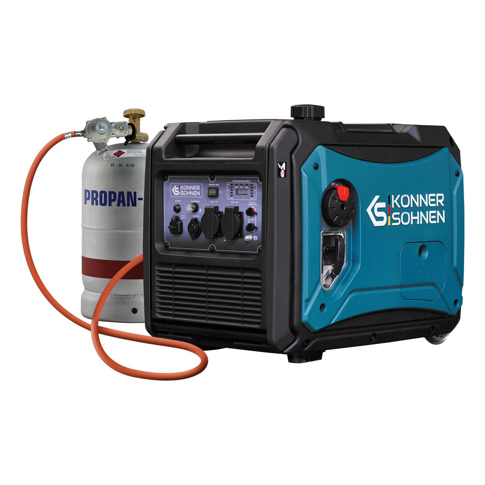 Інверторний газобензиновий генератор KS 4000iEG S