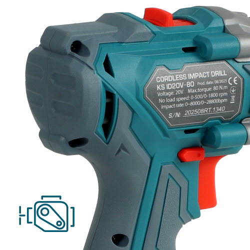 Дриль з безщітковим двигуном