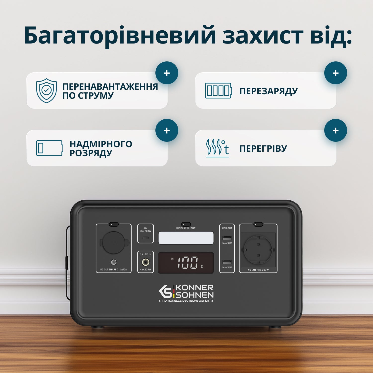 Портативна електростанція KS 500PS