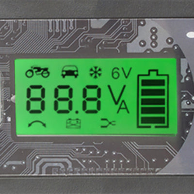 LCD display with backlight