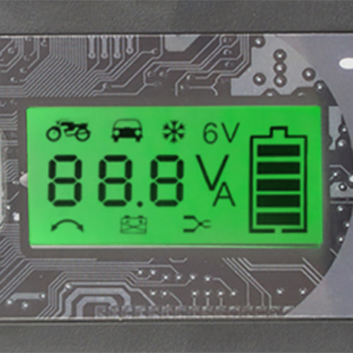 LCD display with backlight