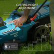 Cordless Lawn Mower + Fast Charger + 2 × 20V Batteries KS 43LM-40V SET thumbnail