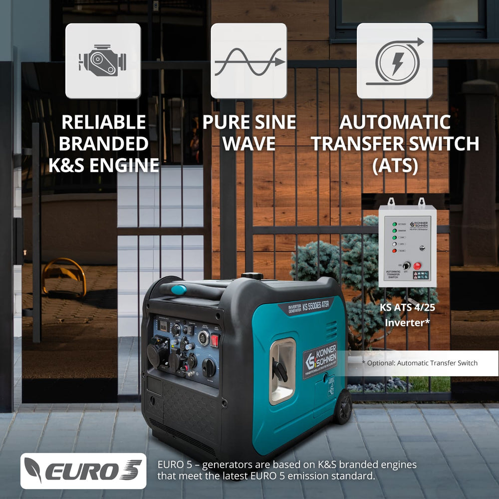 Inverter generator KS 5500iE S ATSR