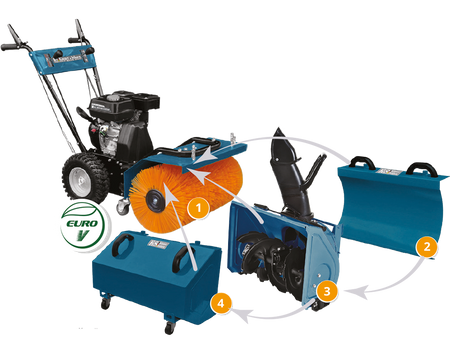 Multifunction machine KS 7HP-MFM 60 SET 4 in 1