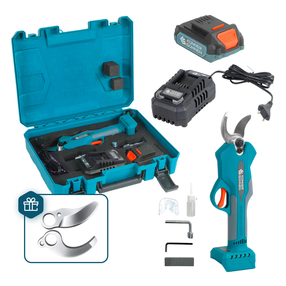 Cordless Electric Pruning Shears KS CPS20V-32 Case