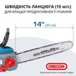 Акумуляторна ланцюгова пила + Швидкий зарядний пристрій + Акумулятор 2 × 20V KS CS40V-14 SET thumbnail