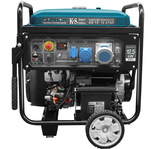 2-cylinders gasoline generator "Könner & Söhnen" KS 15-1E ATSR