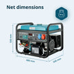 Gasoline generator "Könner & Söhnen" KS 10000E 1/3 thumbnail