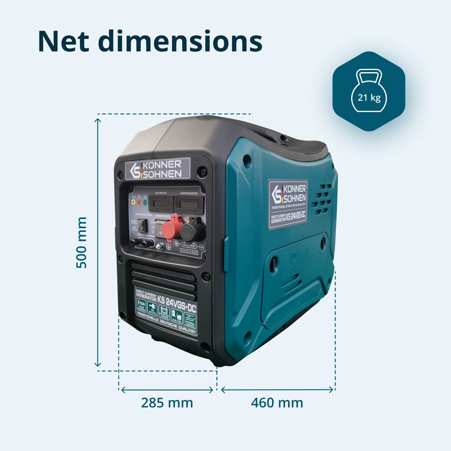 KS 24VGS-DC Constant Voltage Generator with Dual-Fuel System