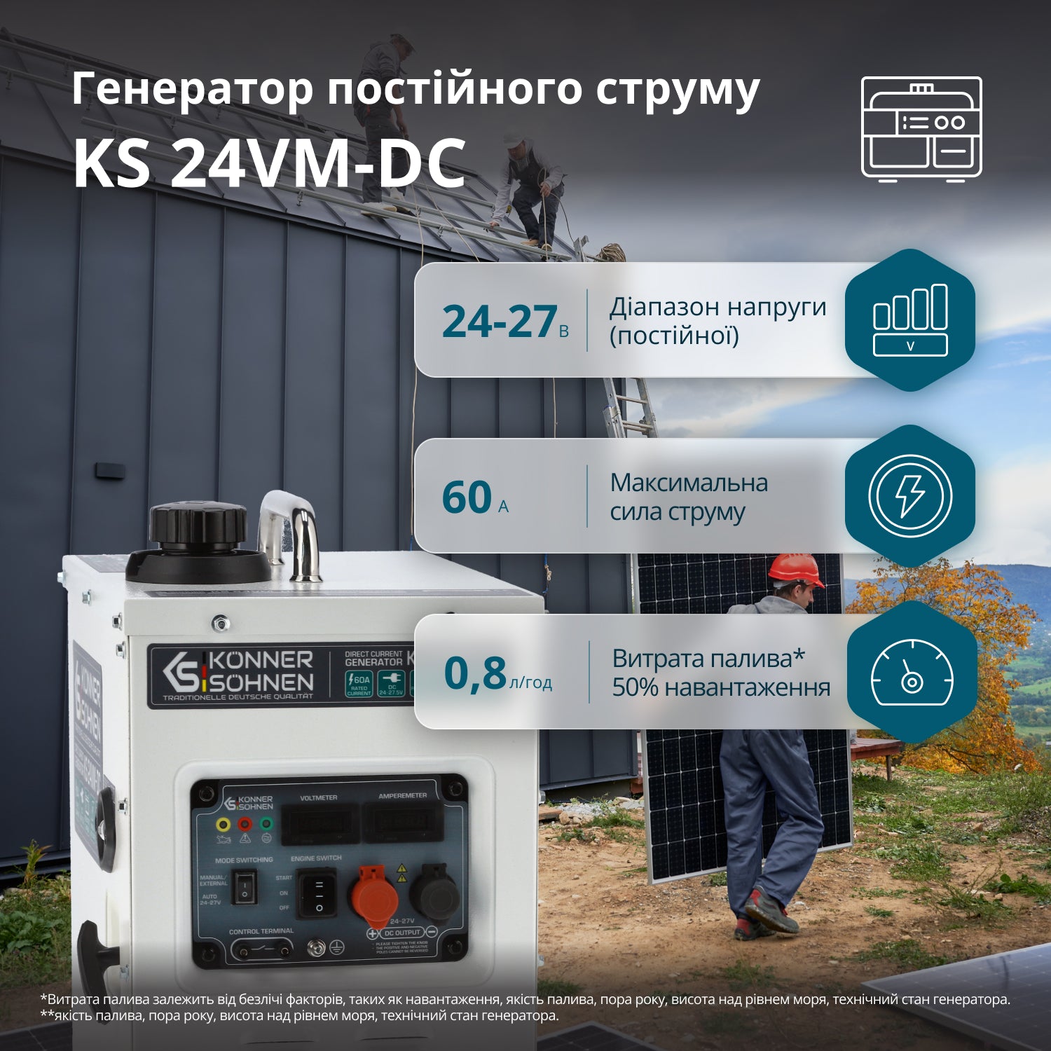 Könner & Söhnen Генератор постійної напруги KS 24VM-DC