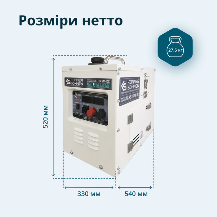 Генератор постійної напруги KS 24VM-DC