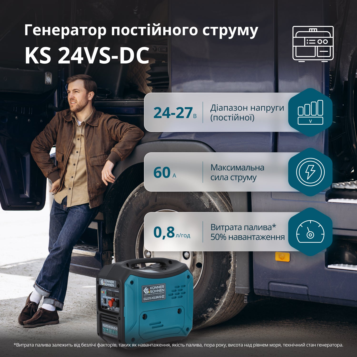 Könner & Söhnen Генератор постійної напруги KS 24VS-DC