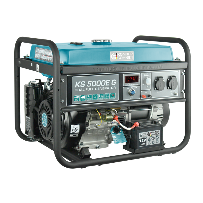 LPG/Gasoline Generator "Könner & Söhnen" KS 5000E G