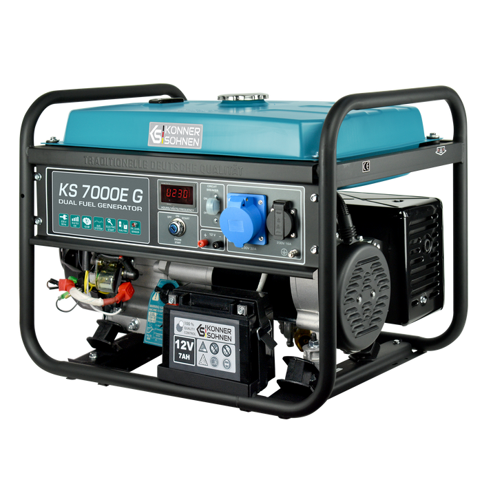 LPG/Gasoline Generator "Könner & Söhnen" KS 7000E G