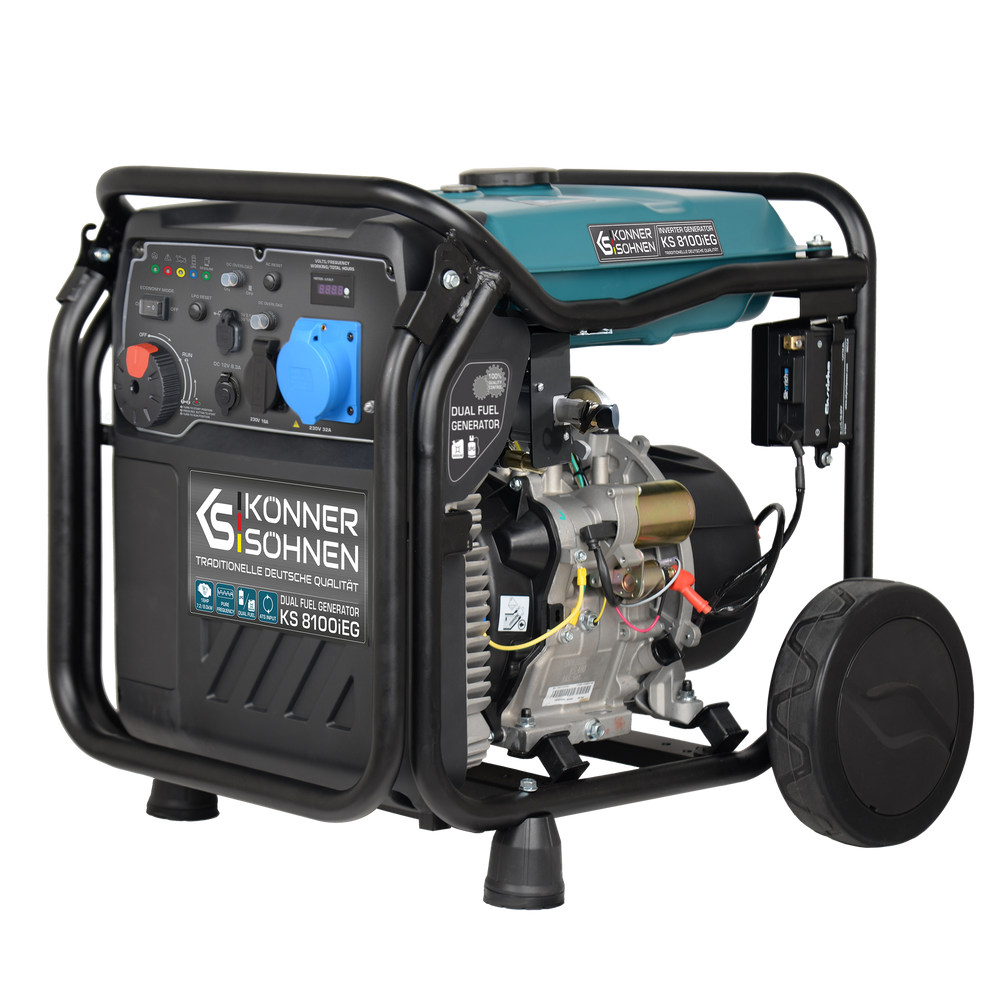 LPG/gasoline inverter generator KS 8100iEG