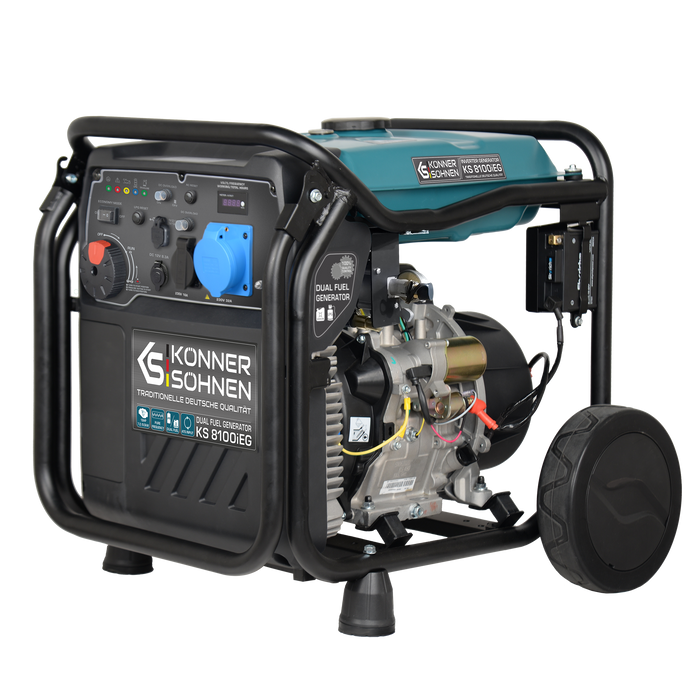 LPG/gasoline inverter generator KS 8100iEG