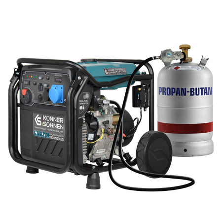 LPG/gasoline inverter generator KS 8100iEG