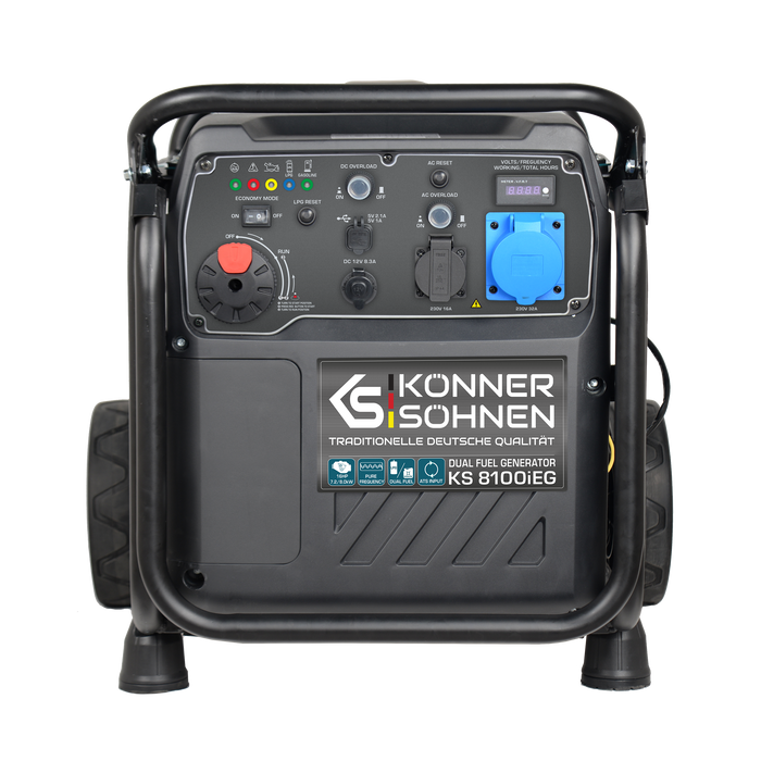 LPG/gasoline inverter generator KS 8100iEG