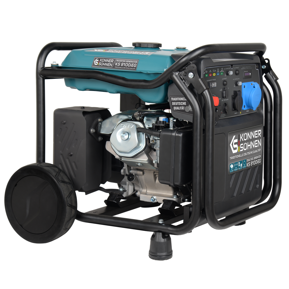 LPG/gasoline inverter generator KS 8100iEG