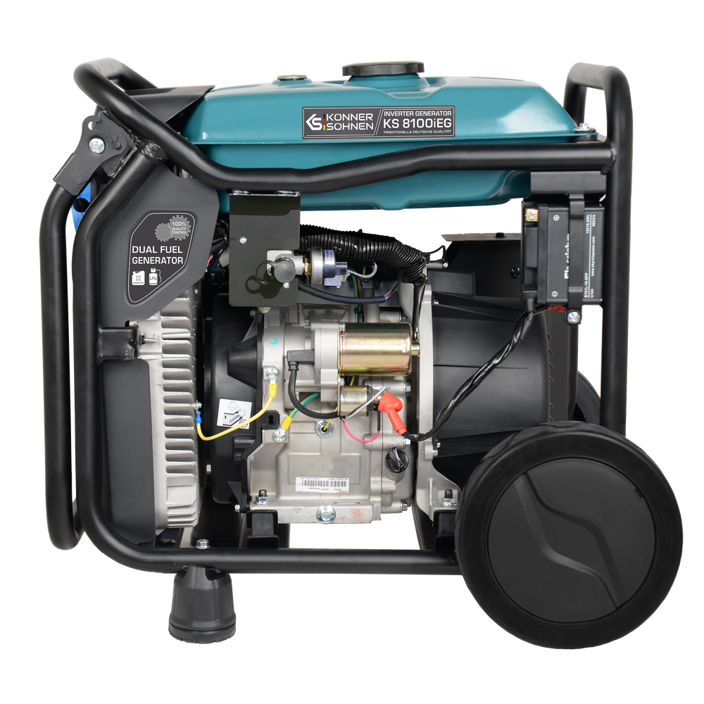 LPG/gasoline inverter generator KS 8100iEG