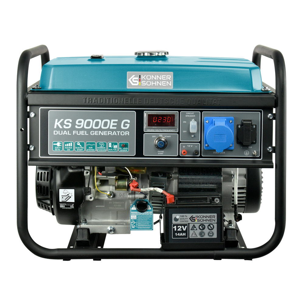 Генератор газобензиновий «Könner & Söhnen» KS 9000E G