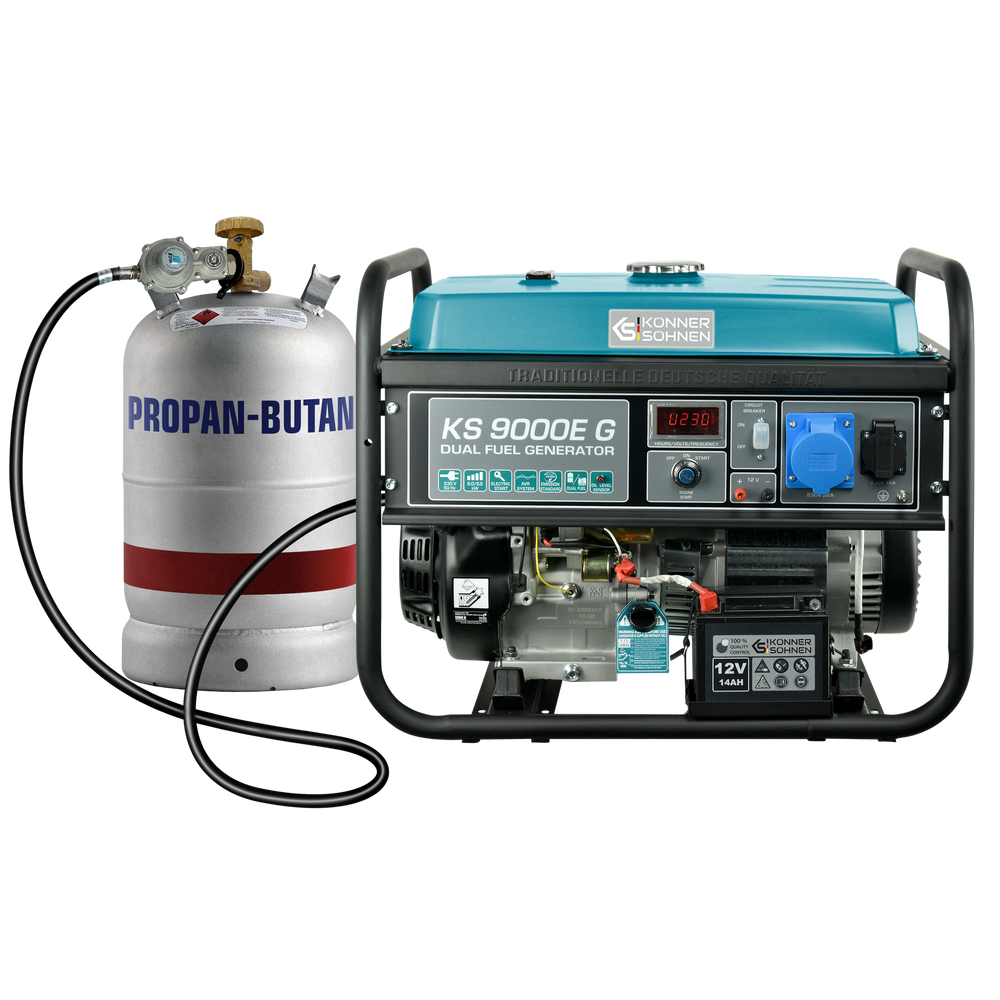 Генератор газобензиновий «Könner & Söhnen» KS 9000E G