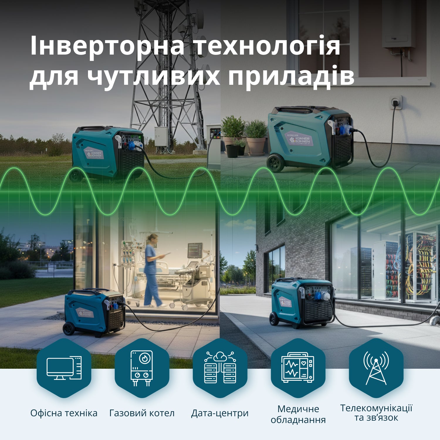 Генератор Інверторний генератор KS 9500iE S ATSR — фото 2