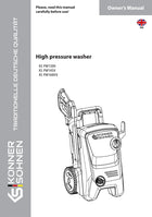 High pressure washer KS PW130H, KS PW145V, KS PW160HV
