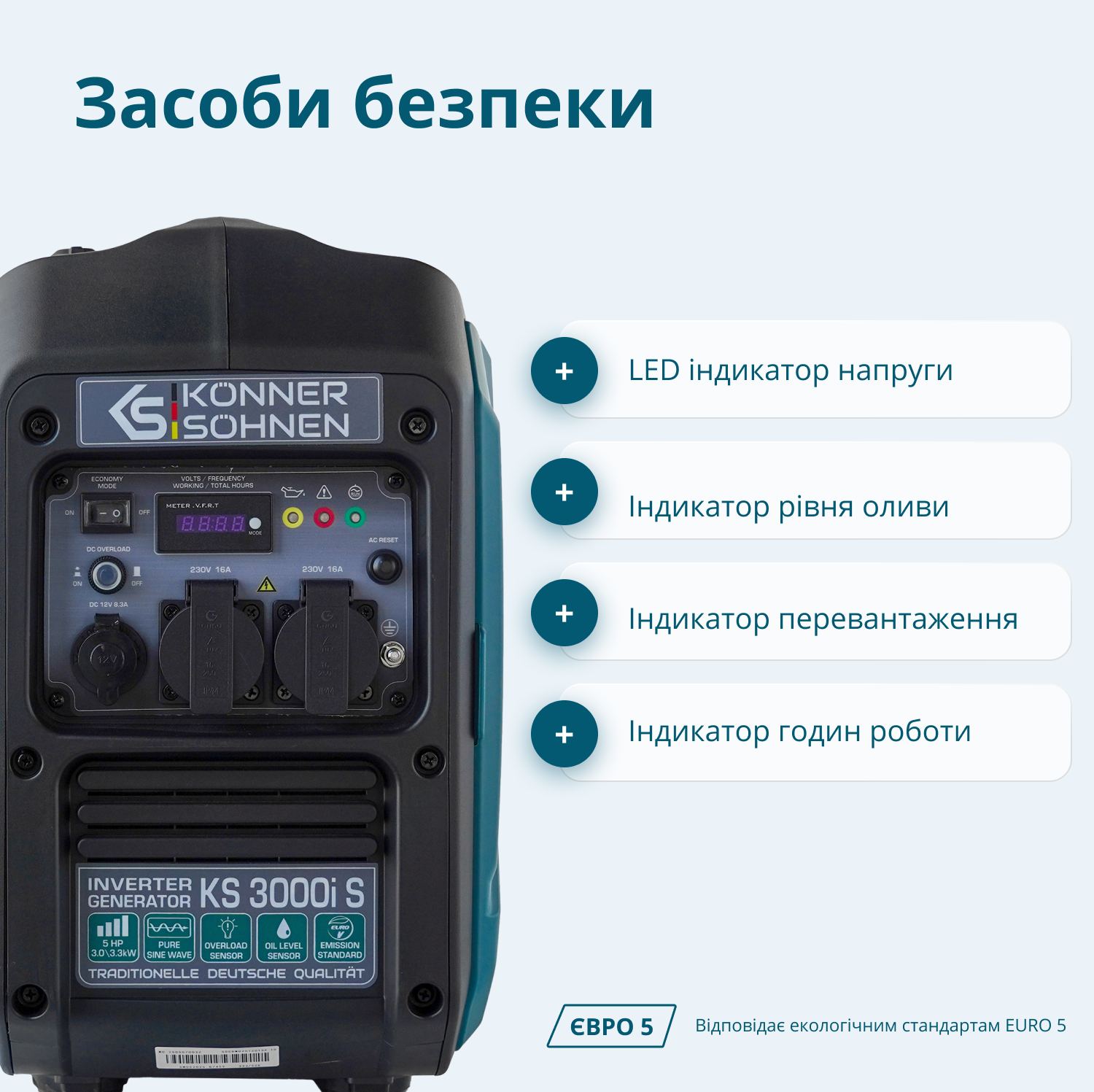 Інверторний генератор KS 3000i S