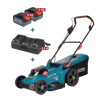 Cordless Lawn Mower + Fast Charger + 2 × 20V Batteries KS 43LM-40V SET