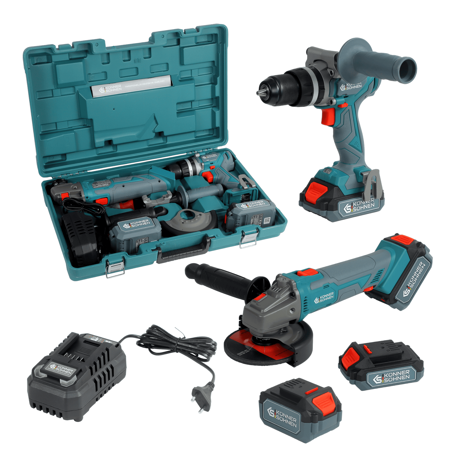 Набір акумуляторного електроінструменту 2-в-1 KS IDAGB 20V SET 1 