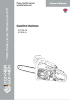 Gasoline chainsaw KS CS18G-14С, KS CS20G-16