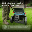 Cordless Lawn Mower + Fast Charger + 2 × 20V Batteries KS 43LM-40V SET thumbnail