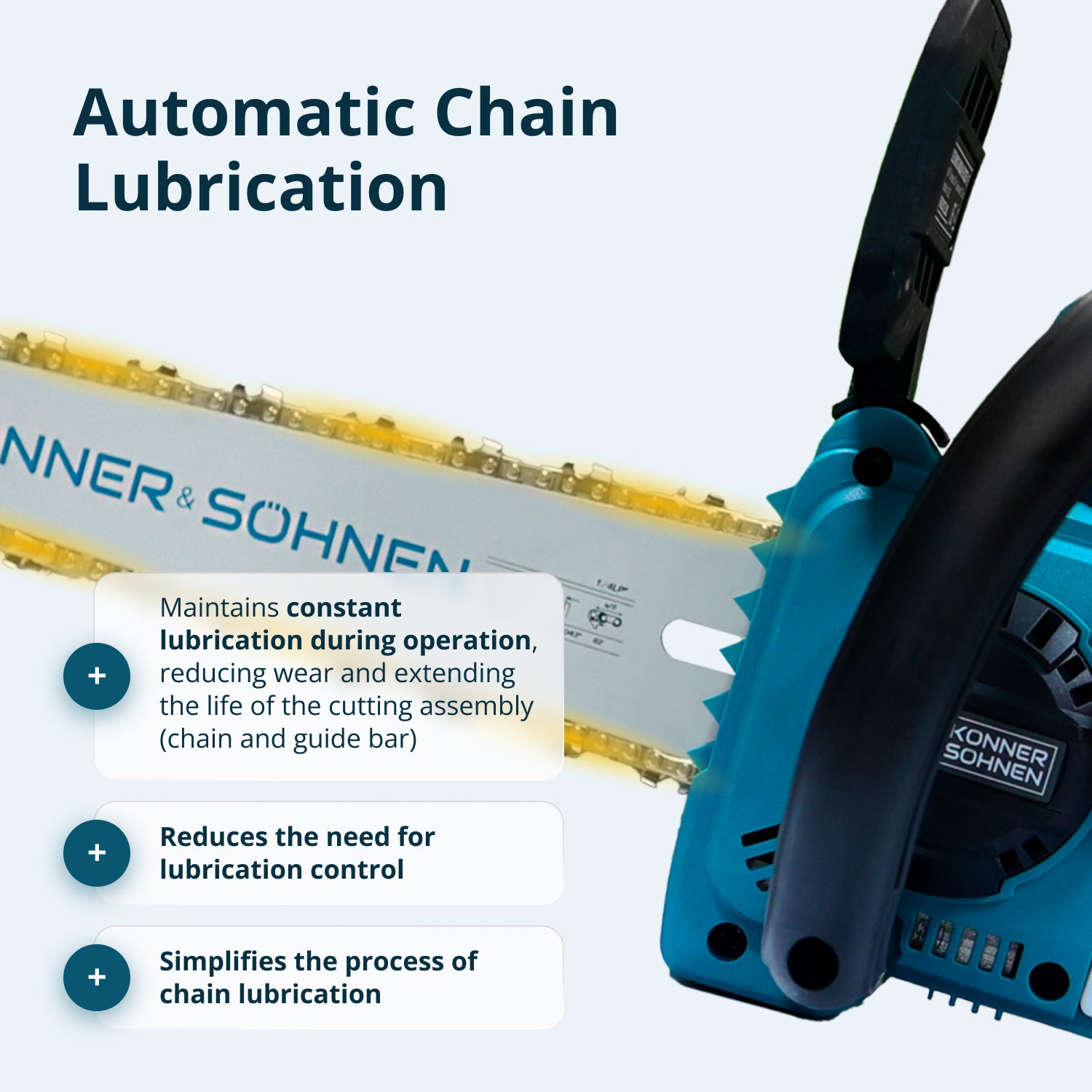 Cordless Mini Chainsaw KS MCS20V-12 SET