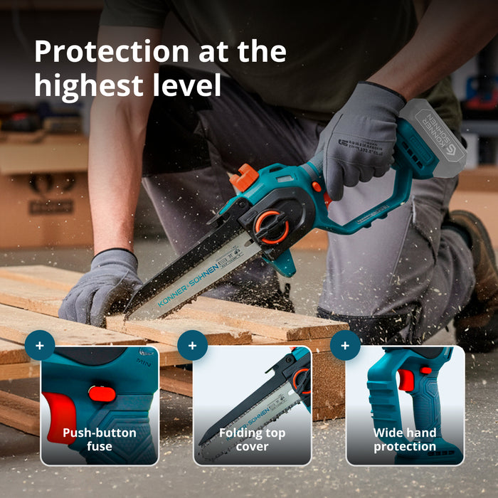 Cordless Mini Chainsaw KS MCS20V-8