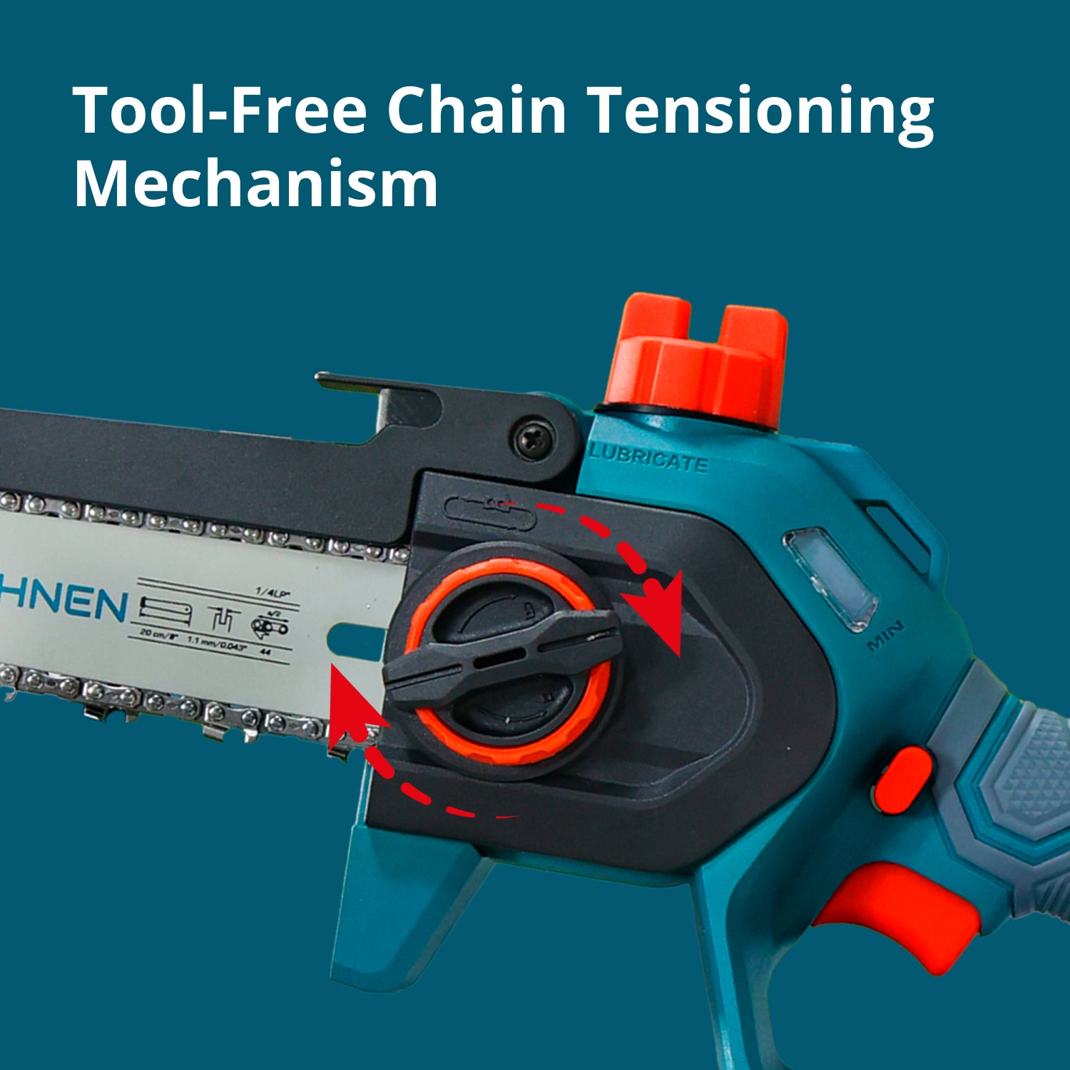 Cordless Mini Chainsaw KS MCS20V-8 Case