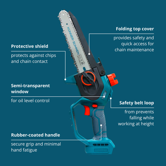 Cordless Mini Chainsaw KS MCS20V-8