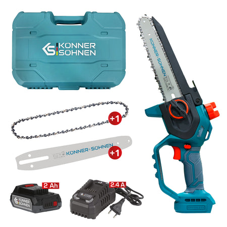 Cordless Mini Chainsaw KS MCS20V-8 Case