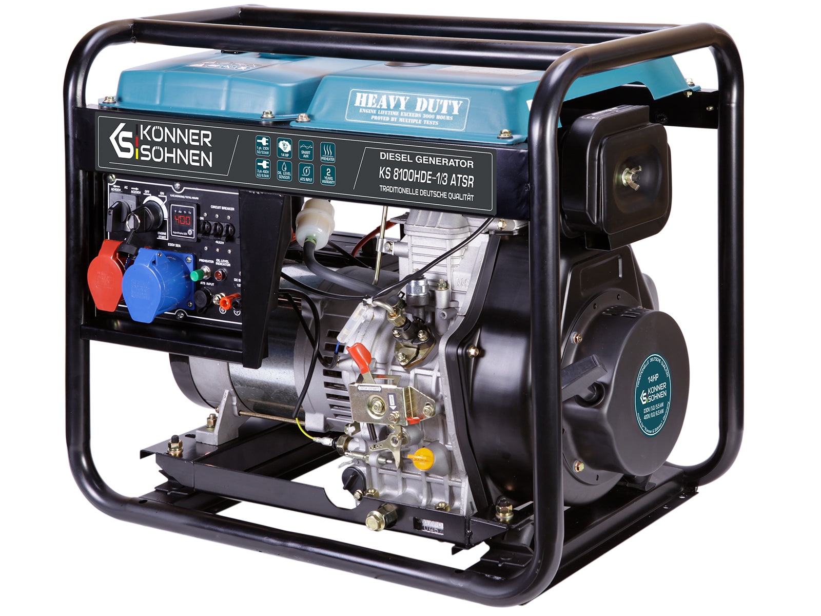 Könner & Söhnen Дизельний генератор «Könner & Söhnen» KS 8100HDE-1/3 ATSR (EURO V)