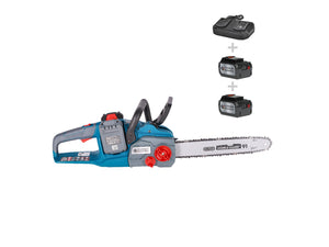 Cordless Chainsaw + Fast Charger + 2 × 20V Batteries KS CS40V-14 SET