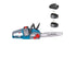 Cordless Chainsaw + Fast Charger + 2 × 20V Batteries KS CS40V-14 SET, image 1