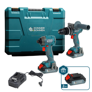 Набір акумуляторного електроінструменту 2-в-1 KS IDISD 20V SET 2 PLUS