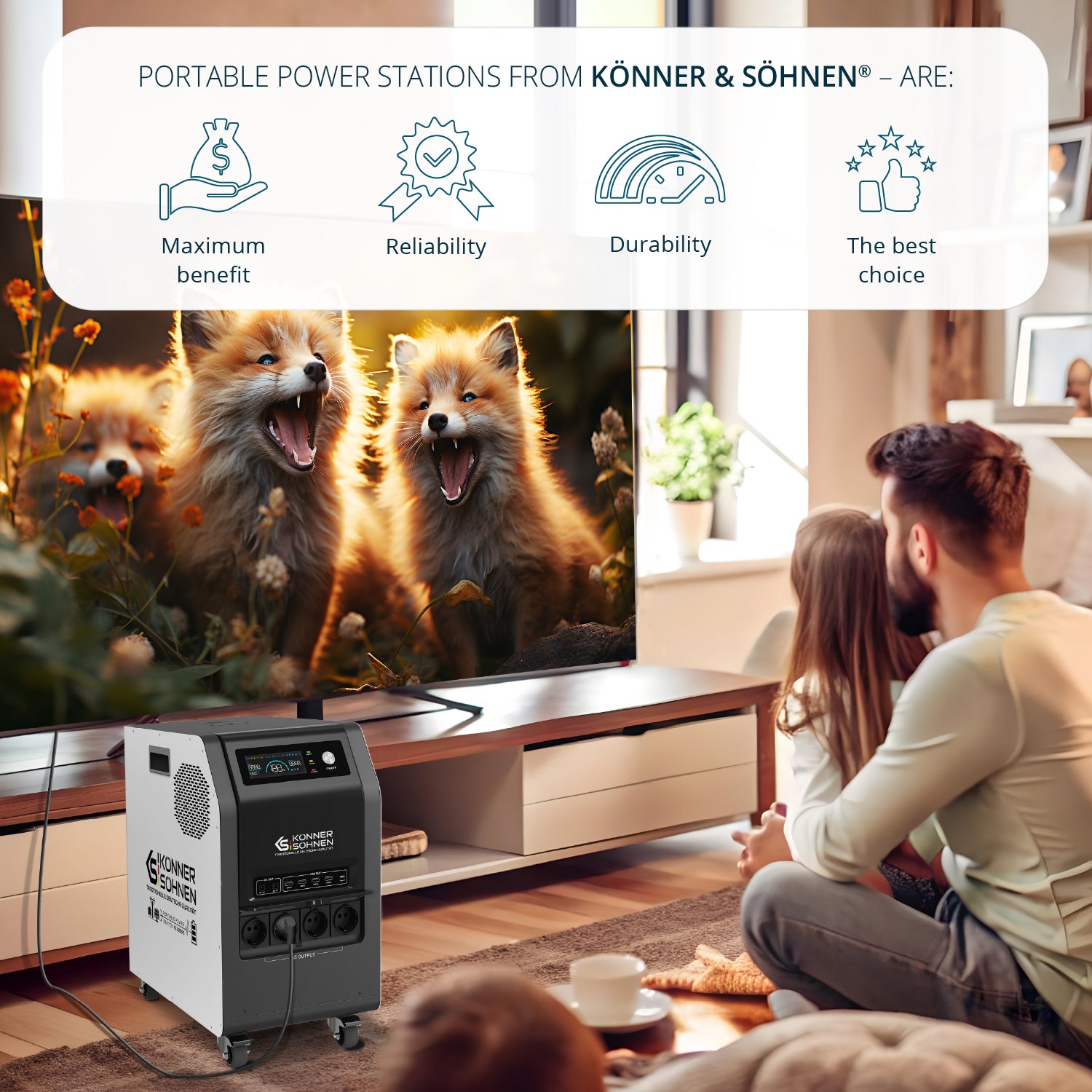 Portable Power Station 3-in-1 KS 3000PS