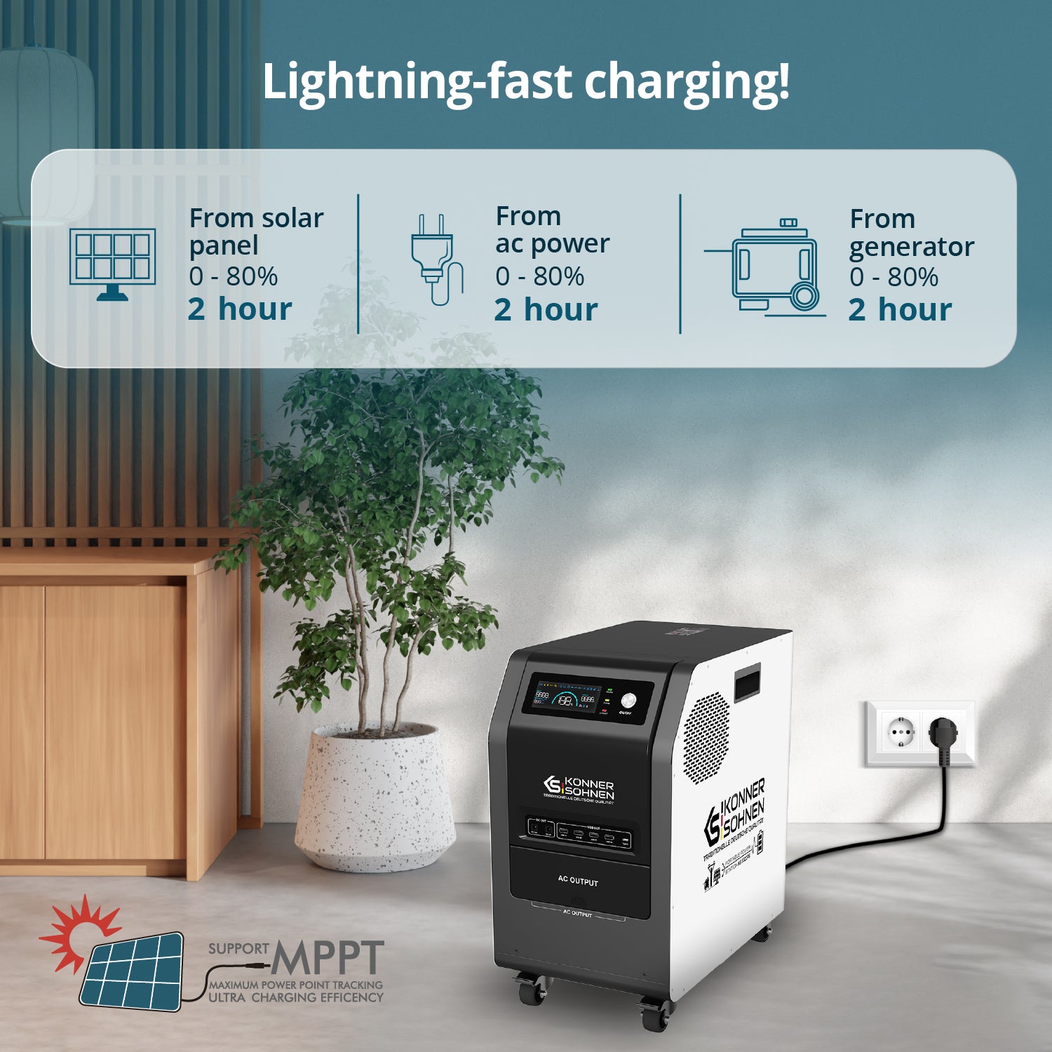 Portable Power Station 3-in-1 KS 3000PS