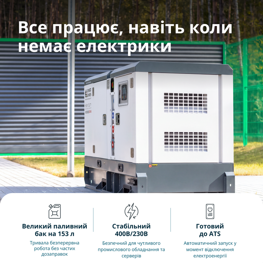 Дизельна трифазна електростанція KS 50-3BE