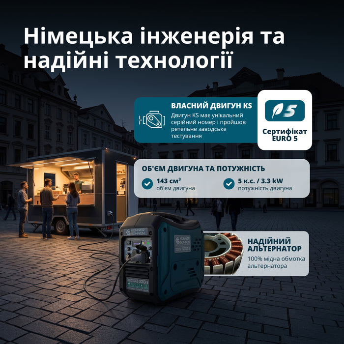 Інверторний генератор KS 3000i S